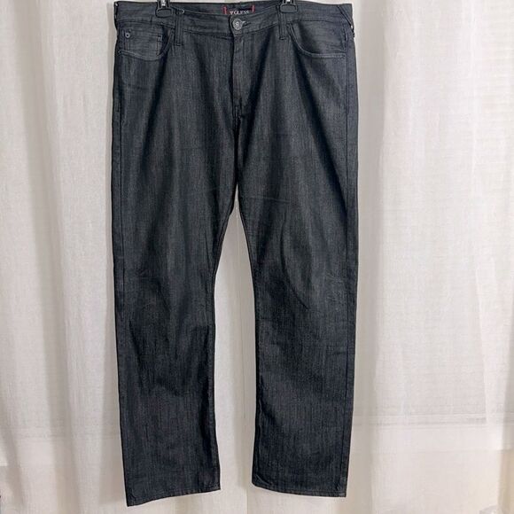 GUESS 38 x 32 Men’s Del Mar Slim Straight Fit Black Jeans - Picture 2 of 16